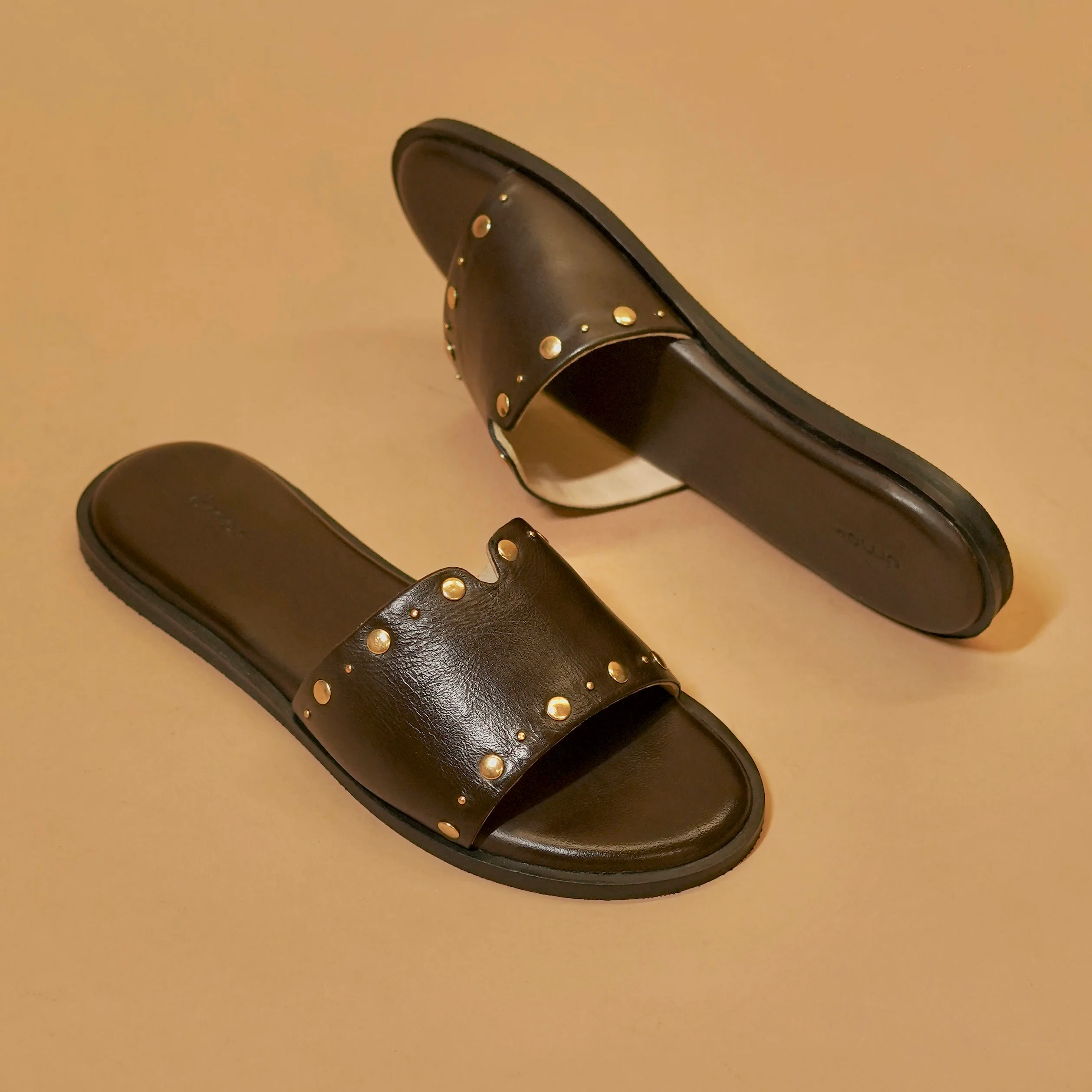 Pelle Ciocco Rivitto – Women’s Dark Brown Leather Slider - Image 4